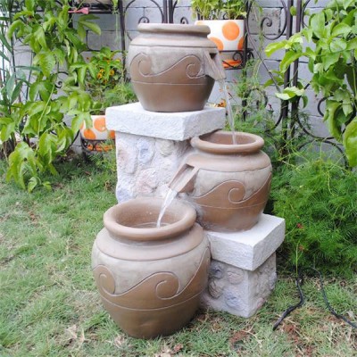 Big Garden Yard Feng Shui Venice Multi Pot Outdoor-Indoor Fountain 859529005207  262485658402
